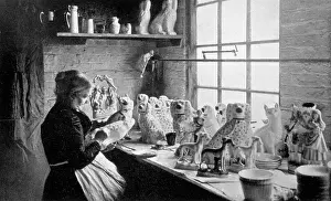 Touches: Making Ceramic Dogs