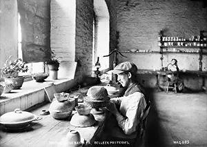 Baskets: Making China Baskets, Belleek Potteries