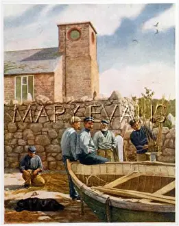 Scillies: MAKING CRAB-POTS/1910