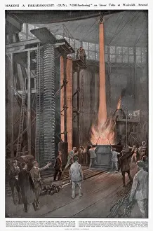 Dreadnought: Making Dreadnought guns in Woolwich Arsenal 1910