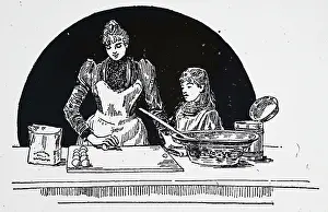 Cooks: Making forcemeat balls