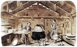 Tureen: MAKING GRUYERE 1870