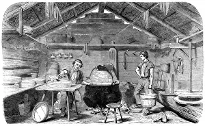 Chalet: MAKING GRUYERE 1870