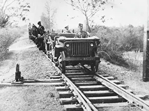 Jeeps: Making a jeep railroad - Burma