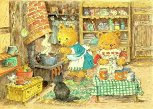 Stirring: Making Marmalade ' teddies in the kitchen