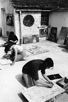 Sixtiesroger: Making mosaics at Corsham Art School