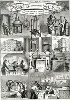 Soaps: Making Pears Transparent Soap - 1878