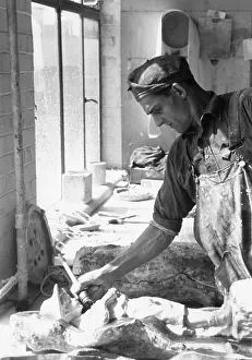 Clerkenwell: Making a plaster figurine