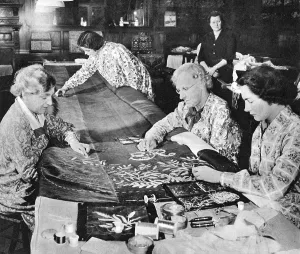 Seamstresses: Making Queen Elizabeth II's coronation robe