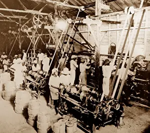 Hemp: Making rope from hemp, St Vincent, Caribbean