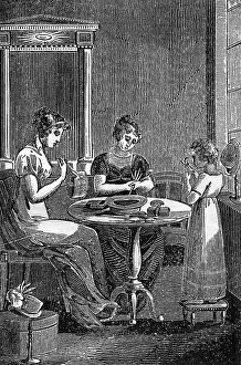 Milliner: MAKING STRAW HATS 1827