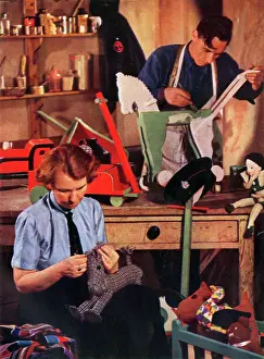 Home Front: Making Toys at a Fire Station