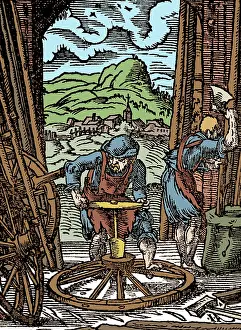 Wagons: Making Wagon Wheels, 1568