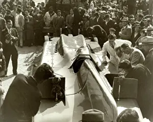 Offside: Malcolm Campbell - Blue Bird - Record Attempt, Daytona Beach