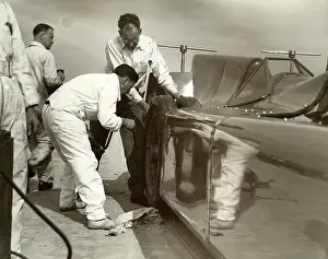 The Brooklands Museum Collection: Malcolm Campbell - Blue Bird - Record Attempt, Daytona Beach