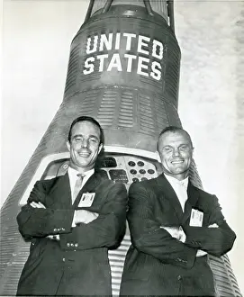 Backup: Malcolm Scott Carpenter, left, and John Glenn in front ?