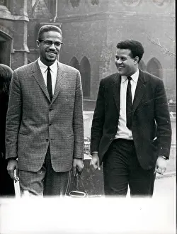 Abrahams: Malcolm X and Eric Abrahams, Oxford Union