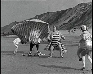 Lifts: A Male Actor is Chased Into a Bathing Tent