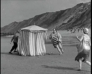 Chased: A Male Actor With a Moustache and Bowler Hat