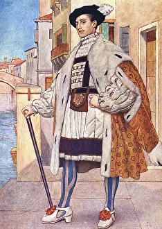 Heeled: MALE COSTUME C16TH