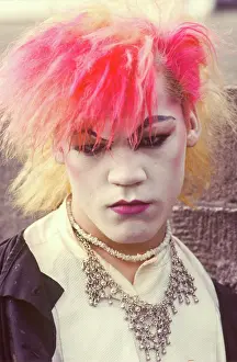 Goth: Male goth punk 1980s