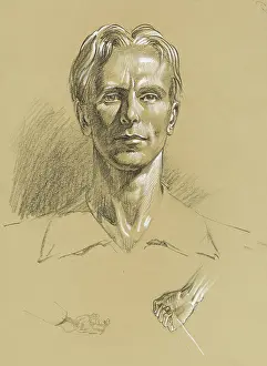 Floppy: Male head study by Raymond Sheppard