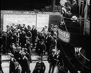 Demanding: Male Workers In Streets Demanding Better Hours