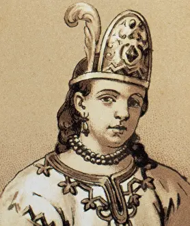 Marina: Malinche (c.1496-1529). Engraving