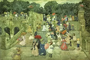 Prendergast: The Mall, Central Park