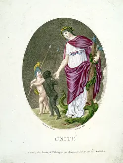 Mallet: Mallet and Desrais. Unity. Engraving