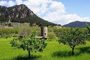 Valldemossa: Mallorca, Spain, Valldemossa - old windmill tower