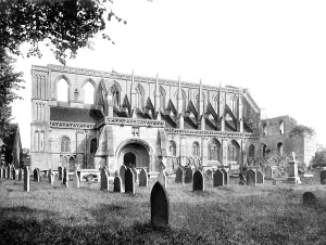 Malmesbury: Malmesbury, the Abbey 1924