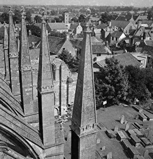 Buttresses: Malmesbury Abbey