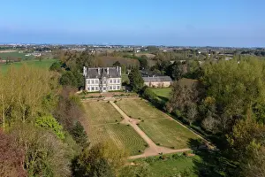 Lande: Malouiniere de la Chipaudiere, Parame, Bretagne, France