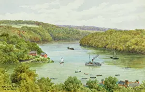 Malpas: Malpas Ferry, on the Fall, near Falmouth, Cornwall