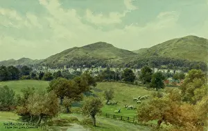 Worcs: Malvern Hills, Worcestershire, viewed from the Link Common