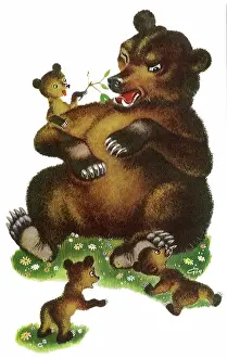 Mama: Mama Bear and Cubs