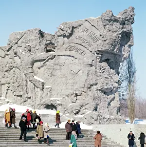 Volgograd: Mamayev Hill in Volgograd, 1979