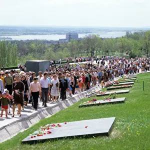 Volgograd: Mamayev Hill in Volgograd, 1984