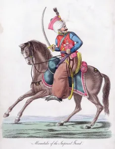 1811: Mamluk (Mameluke) of Ottoman Imperial Guard. When