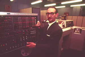 Man with 418 Computer