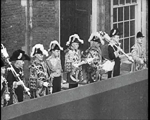Announcing: Man Announcing the Death of George V, His Majesty