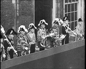 Announcing: Man Announcing the Death of George V, His Majesty
