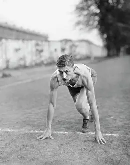 Sprinter: Man - Athlete - Sprinter - Race