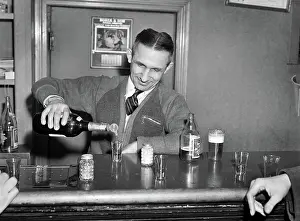Bartender: Man, bartender, food and drink, alcohol