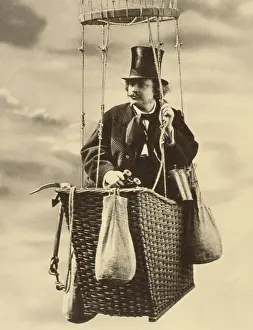 Sandbag: Man in the basket of a balloon