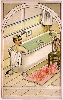 Luckily: MAN IN BATH