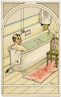 Luckily: MAN IN BATH