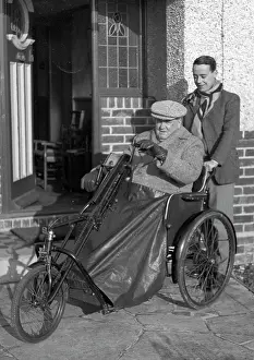 Bathchair: Man in a bath chair