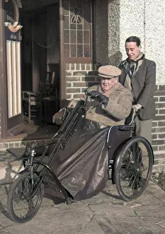 Bathchair: Man in a bath chair